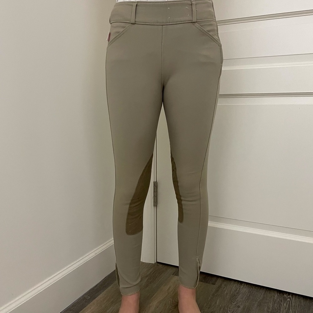 Tailored Sportsman Side Zip Tan Breeches size 24
